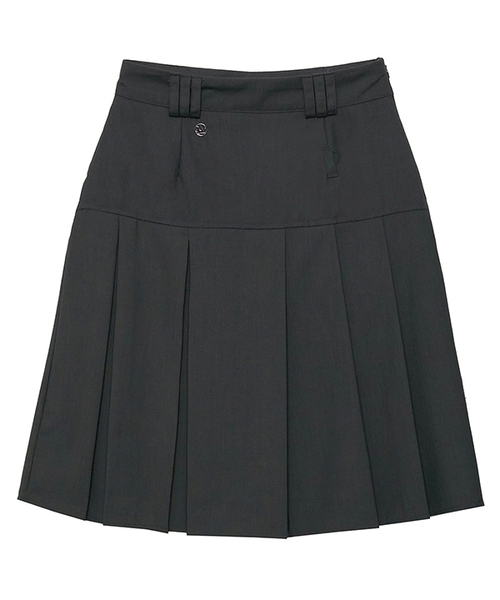 FLAREUP(フレアアップ)の「Pleats Midi Skirt (FL-243_Charcoal)(スカート・レディース・チャコール・1/2)」の1枚目の写真