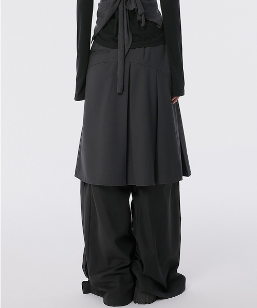 FLAREUP(フレアアップ)の「Pleats Midi Skirt (FL-243_Charcoal)(スカート・レディース・チャコール・1/2)」の21枚目の写真