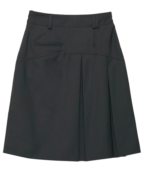 FLAREUP(フレアアップ)の「Pleats Midi Skirt (FL-243_Charcoal)(スカート・レディース・チャコール・1/2)」の15枚目の写真