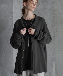 SERACE（セラス）の「【SERACE】Silver button knit shirt cardigan / シルバーボタンニットシャツカーディガン（カーディガン/ボレロ）」