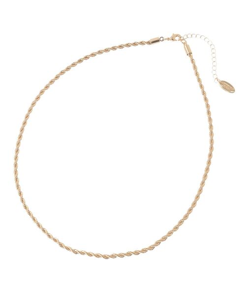 AMERICAN HOLIC（アメリカンホリック）の「ツイストチェーンネックレス（ネックレス・レディース・ゴールド・FREE）」の4枚目の写真