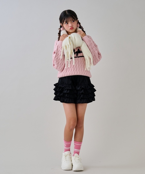 by LOVEiT(バイラビット)の「フリフリペチパン(その他パンツ・キッズ・アイボリー/ブラック・120cm/140cm/160cm/130cm/150cm)」の4枚目の写真