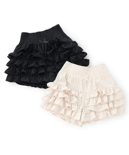 by LOVEiT(バイラビット)の「フリフリペチパン(その他パンツ・キッズ・アイボリー/ブラック・120cm/140cm/160cm/130cm/150cm)」の10枚目の写真