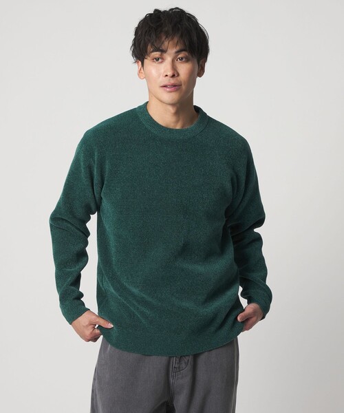 A DAY IN THE LIFE UNITED ARROWS（アデイインザライフユナイテッドアローズ）の「モールヤーン クルーネックニット-ウォッシャブル-＜A DAY IN THE LIFE＞（ニット/セーター・メンズ・ダークグレー/ケリーグリーン/ネイビー/ライトグレー・M/L）」の12枚目の写真