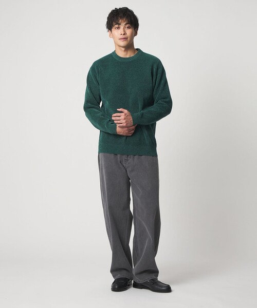 A DAY IN THE LIFE UNITED ARROWS（アデイインザライフユナイテッドアローズ）の「モールヤーン クルーネックニット-ウォッシャブル-＜A DAY IN THE LIFE＞（ニット/セーター・メンズ・ダークグレー/ケリーグリーン/ネイビー/ライトグレー・M/L）」の13枚目の写真