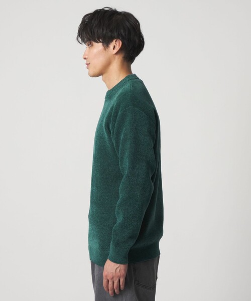 A DAY IN THE LIFE UNITED ARROWS（アデイインザライフユナイテッドアローズ）の「モールヤーン クルーネックニット-ウォッシャブル-＜A DAY IN THE LIFE＞（ニット/セーター・メンズ・ダークグレー/ケリーグリーン/ネイビー/ライトグレー・M/L）」の16枚目の写真