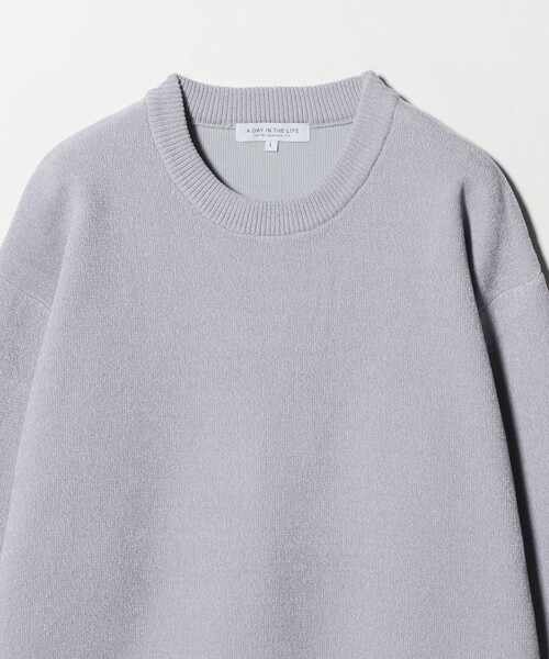 A DAY IN THE LIFE UNITED ARROWS（アデイインザライフユナイテッドアローズ）の「モールヤーン クルーネックニット-ウォッシャブル-＜A DAY IN THE LIFE＞（ニット/セーター・メンズ・ダークグレー/ケリーグリーン/ネイビー/ライトグレー・M/L）」の7枚目の写真