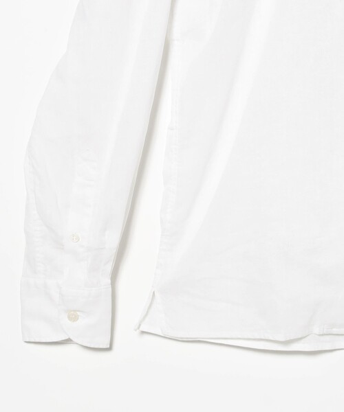BEAMS F(ビームスエフ)の「【別注】ORIAN / リネンコットン ワンピースカラー シャツ(シャツ/ブラウス・メンズ・ホワイト/ネイビー・S/M/L/XL)」の5枚目の写真