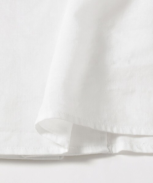 BEAMS F(ビームスエフ)の「【別注】ORIAN / リネンコットン ワンピースカラー シャツ(シャツ/ブラウス・メンズ・ホワイト/ネイビー・S/M/L/XL)」の8枚目の写真