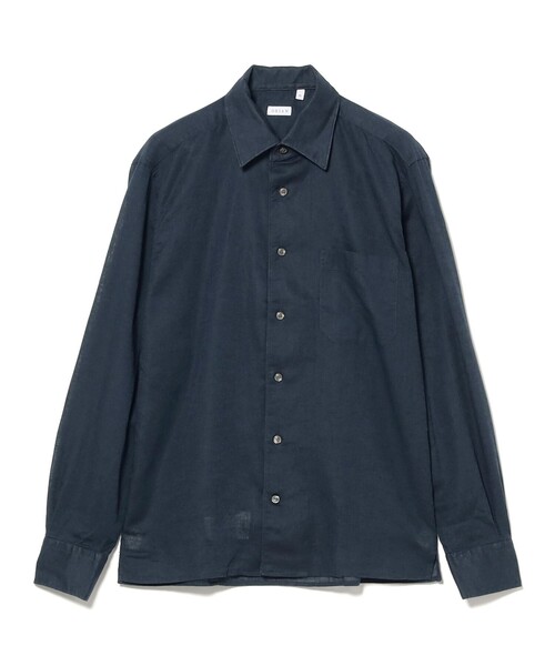 BEAMS F(ビームスエフ)の「【別注】ORIAN / リネンコットン ワンピースカラー シャツ(シャツ/ブラウス・メンズ・ホワイト/ネイビー・S/M/L/XL)」の11枚目の写真