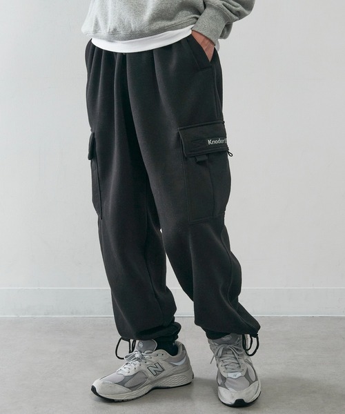 セール】【KNOCKER】Fleece Cargo Pants フリースカーゴパンツ
