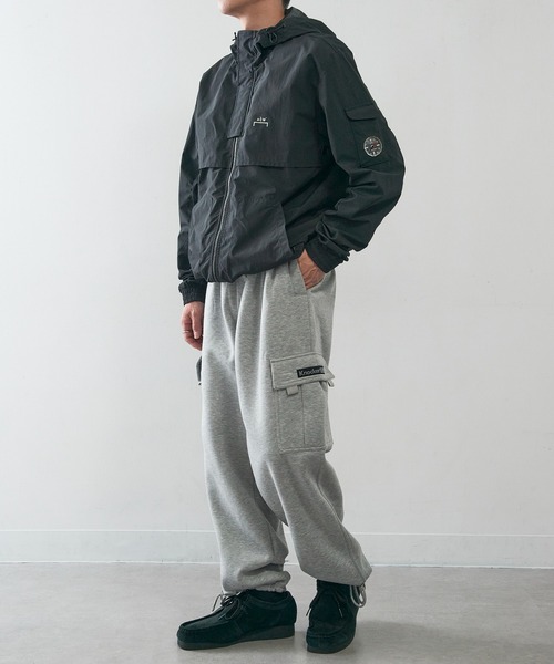 KNOCKER(ノッカー)の「【KNOCKER】Fleece Cargo Pants フリースカーゴパンツ スウェットカーゴパンツ ワイド 裏起毛 FCP1000 UNTR(カーゴパンツ・メンズ・チャコールグレー/グレー/ブラック・M/L/XL)」の18枚目の写真