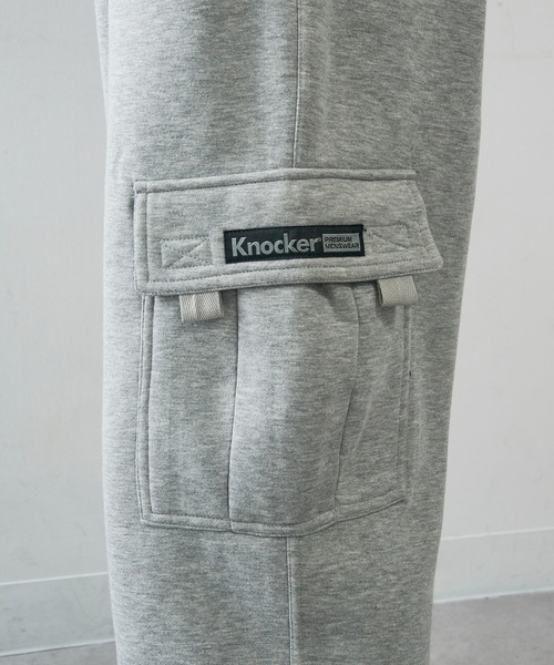 KNOCKER(ノッカー)の「【KNOCKER】Fleece Cargo Pants フリースカーゴパンツ スウェットカーゴパンツ ワイド 裏起毛 FCP1000 UNTR(カーゴパンツ・メンズ・チャコールグレー/グレー/ブラック・M/L/XL)」の22枚目の写真