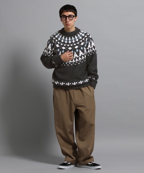 GEORGE'S（ジョージズ）の「ノルディックガラプルオーバー（ニット/セーター・メンズ・チャコールグレー/杢グレー・MEDIUM/LARGE）」の15枚目の写真