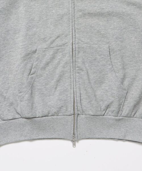 BEN DAVIS/WHITE LABEL（ベンデイビス ホワイトラベル）の「【BEN DAVIS（ベンデイビス）】THERMAL LINED ZIP HOODIE / ダブルジップ ヘビーウェイト 短丈 裏毛 ワッフル フーディ（パーカー・メンズ・グレー/ネイビー/ワイン/ブラック・X-LARGE/LARGE/MEDIUM）」の12枚目の写真