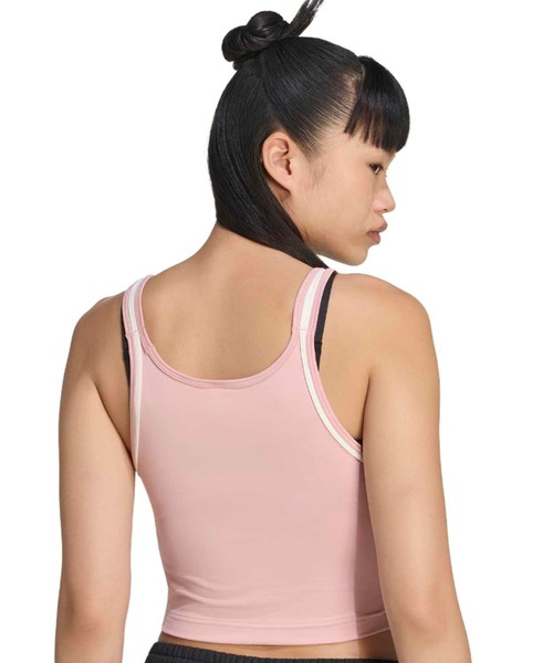 adidas(アディダス)の「adidas SUMMER GLOW VINTAGE INSPIRED SLIM TANK TOP / アディダス サマーグロー ビンテージ インスパイアード スリム タンク(タンクトップ・レディース・ライトピンク・M/S/L)」の7枚目の写真