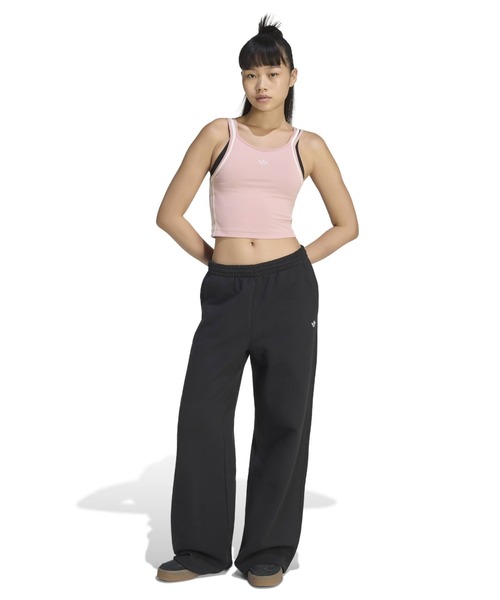 adidas(アディダス)の「adidas SUMMER GLOW VINTAGE INSPIRED SLIM TANK TOP / アディダス サマーグロー ビンテージ インスパイアード スリム タンク(タンクトップ・レディース・ライトピンク・M/S/L)」の8枚目の写真