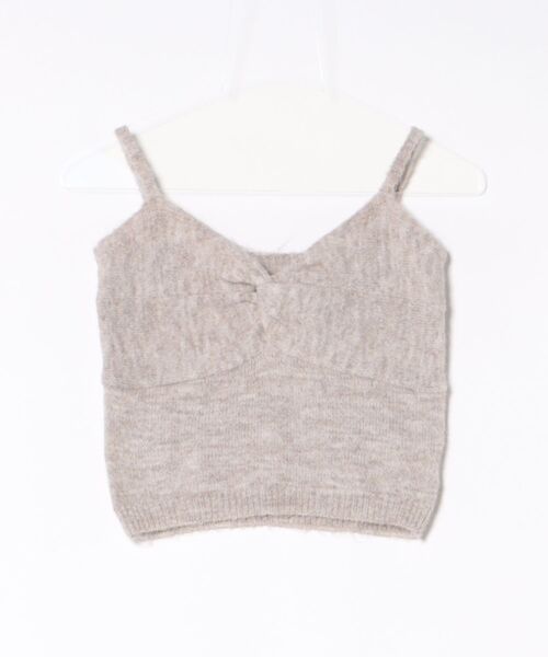 STAY MOTION（ステイモーション）の「【WEB限定】ロングニットカーディガン+ニットキャミセット［韓国ファッション カジュアル］≪AW新作≫（カーディガン/ボレロ・レディース・ベージュ/グレー・F）」の6枚目の写真