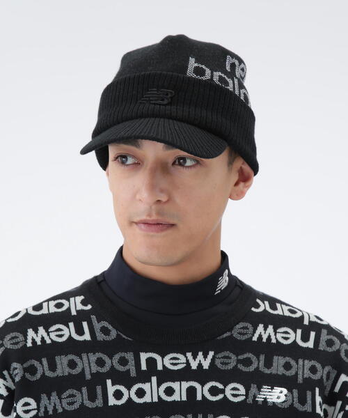 New Balance Golf(ニューバランスゴルフ)の「【new balance golf】BRIM BEANIE(ニットキャップ/ビーニー・レディース・ブラック/グレー/ホワイト・FREE)」の8枚目の写真