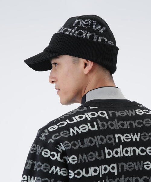 New Balance Golf(ニューバランスゴルフ)の「【new balance golf】BRIM BEANIE(ニットキャップ/ビーニー・レディース・ブラック/グレー/ホワイト・FREE)」の10枚目の写真