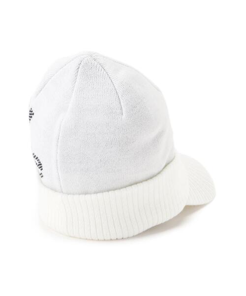 New Balance Golf(ニューバランスゴルフ)の「【new balance golf】BRIM BEANIE(ニットキャップ/ビーニー・レディース・ブラック/グレー/ホワイト・FREE)」の5枚目の写真