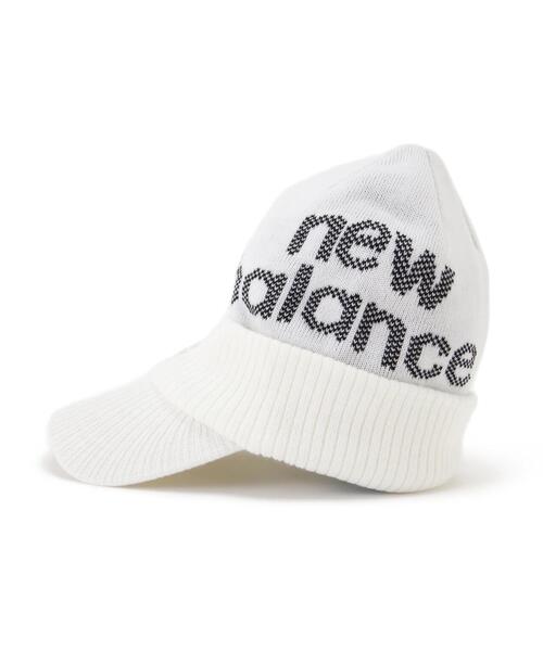 New Balance Golf(ニューバランスゴルフ)の「【new balance golf】BRIM BEANIE(ニットキャップ/ビーニー・レディース・ブラック/グレー/ホワイト・FREE)」の6枚目の写真