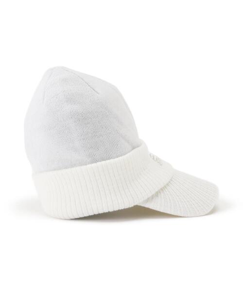 New Balance Golf(ニューバランスゴルフ)の「【new balance golf】BRIM BEANIE(ニットキャップ/ビーニー・レディース・ブラック/グレー/ホワイト・FREE)」の7枚目の写真