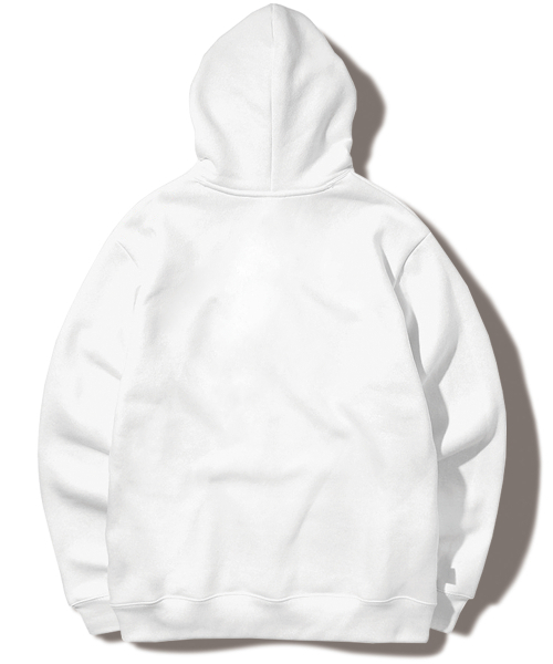 GRANFINNY(グランフィニ)の「シアノタイプH フードパーカー - ホワイト(パーカー・レディース・ホワイト・SMALL/MEDIUM/LARGE/X-LARGE/XX-LARGE)」の2枚目の写真