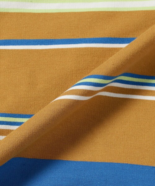 BEAMS(ビームス)の「【ワイドフィット】マルチボーダー クルーネック スウェット(Tシャツ/カットソー・メンズ・ブラック/ブラウン系その他4/ライトグレー・M/XL/L/S)」の14枚目の写真