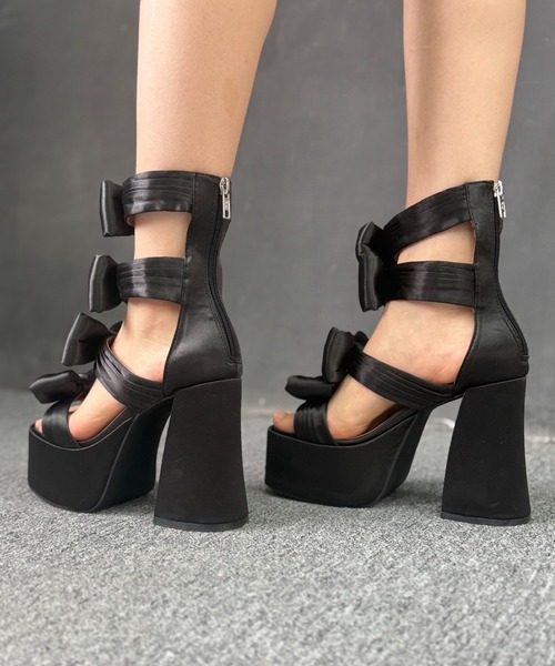サテンリボン 厚底サンダル JUST ABOUT│Jeffrey Campbell OFFICIAL