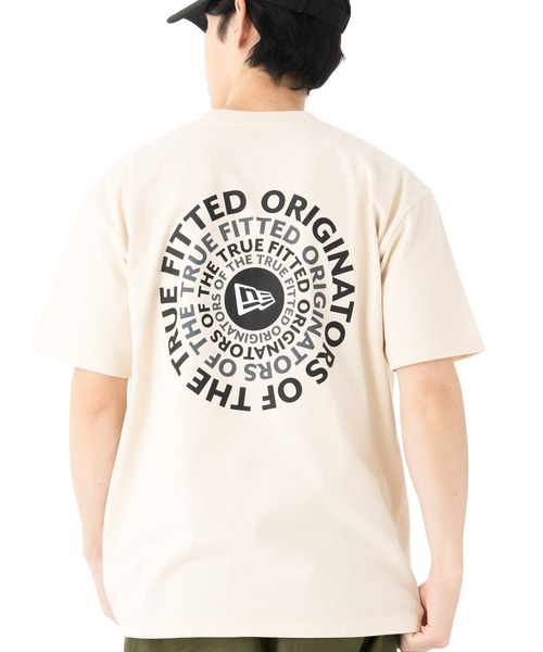 NEW ERA(ニューエラ)の「ニューエラ 半袖Tシャツ サークルロゴ(Tシャツ/カットソー・メンズ・ホワイト/グレー/ブラック/ベージュ・XXL/XL/L/M/S)」の4枚目の写真