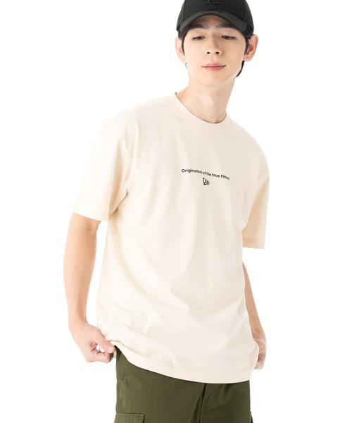 NEW ERA(ニューエラ)の「ニューエラ 半袖Tシャツ サークルロゴ(Tシャツ/カットソー・メンズ・ホワイト/グレー/ブラック/ベージュ・XXL/XL/L/M/S)」の5枚目の写真