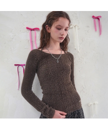 Kiss Contour Line Knit_4Colors