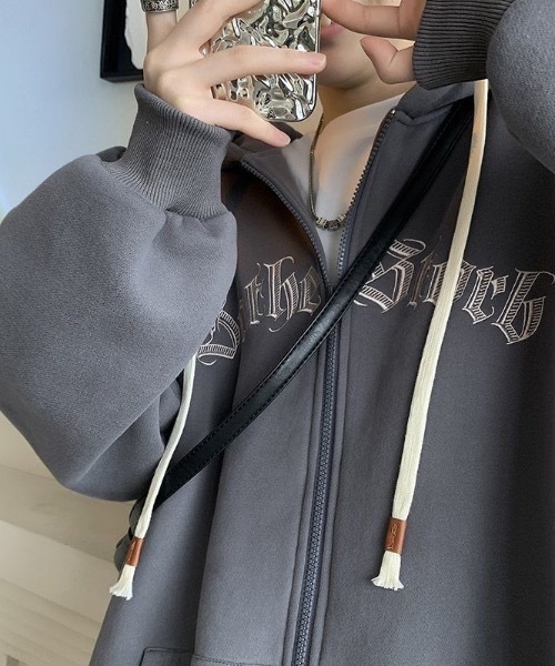 SHEPP(シープ)の「フロントロゴパーカー / ユニセックス(パーカー・メンズ・ブラック/アイボリー/グレー系その他/グレー/ブラック系その他/ホワイト/ホワイト系その他/チャコール・M/L)」の14枚目の写真