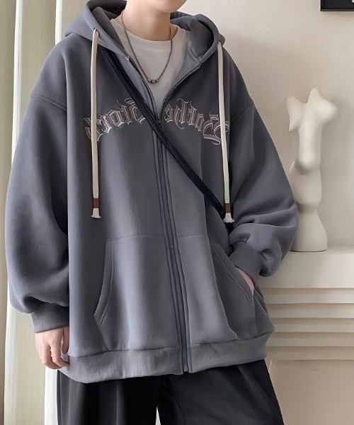 SHEPP(シープ)の「フロントロゴパーカー / ユニセックス(パーカー・メンズ・ブラック/アイボリー/グレー系その他/グレー/ブラック系その他/ホワイト/ホワイト系その他/チャコール・M/L)」の17枚目の写真