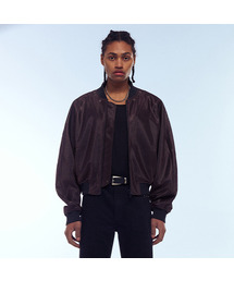 o*n様 バーガンディ MA-1ジャケット ダブルジッパー バーガンディ」に該当するメンズのMA-1ファッション通販 - ZOZOTOWN