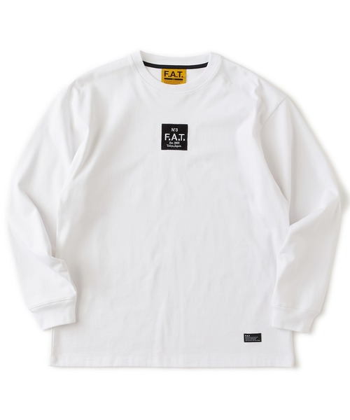 FAT（エフエイティー）の「EMBOX L（Tシャツ/カットソー・メンズ・ブラック/ホワイト/イエロー/ターコイズブルー・FAT(XL)/SKINNY(L)/TITCH(M)/JUMBO(XXL)）」の2枚目の写真