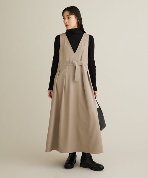 CRAFT STANDARD BOUTIQUE(クラフトスタンダードブティック)の「リブタートルニットプルオーバー(ニット/セーター・レディース・ライトパープル/ブラック/ライトベージュ/ライトブルー・FREE)」の18枚目の写真