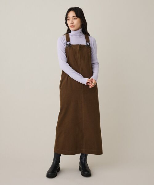 CRAFT STANDARD BOUTIQUE（クラフトスタンダードブティック）の「リブタートルニットプルオーバー（ニット/セーター・レディース・ブラック/ライトベージュ/ライトブルー/ライトパープル・FREE）」の17枚目の写真