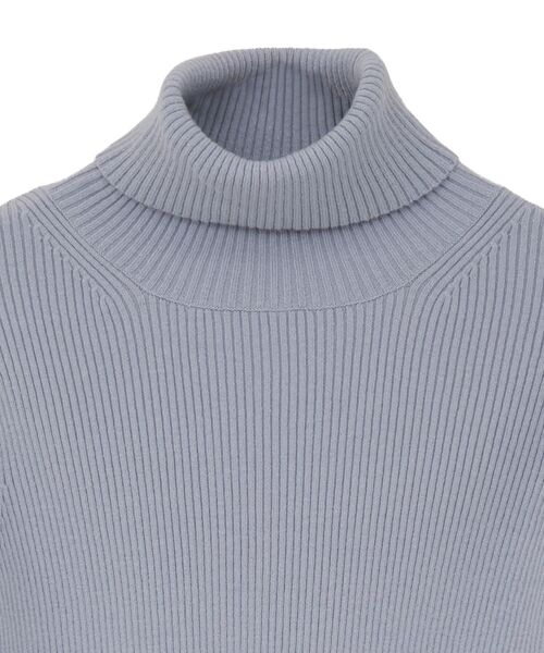 CRAFT STANDARD BOUTIQUE（クラフトスタンダードブティック）の「リブタートルニットプルオーバー（ニット/セーター・レディース・ブラック/ライトベージュ/ライトブルー/ライトパープル・FREE）」の13枚目の写真