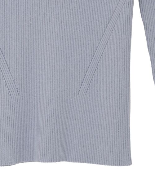 CRAFT STANDARD BOUTIQUE（クラフトスタンダードブティック）の「リブタートルニットプルオーバー（ニット/セーター・レディース・ブラック/ライトベージュ/ライトブルー/ライトパープル・FREE）」の11枚目の写真