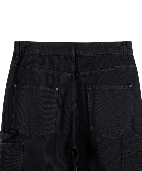EXCONTAINER(エックスコンテナ)の「ダブルニカーペンターダイングパンツ (WASHED BLACK)(その他パンツ・メンズ・その他・MEDIUM/LARGE/X-LARGE/SMALL)」の10枚目の写真