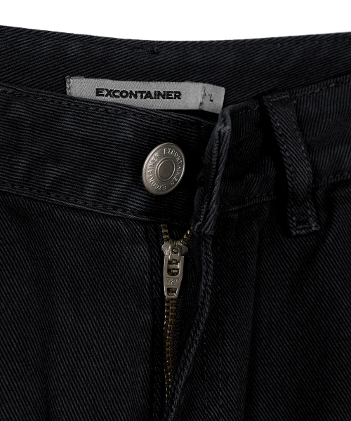 EXCONTAINER(エックスコンテナ)の「ダブルニカーペンターダイングパンツ (WASHED BLACK)(その他パンツ・メンズ・その他・MEDIUM/LARGE/X-LARGE/SMALL)」の9枚目の写真