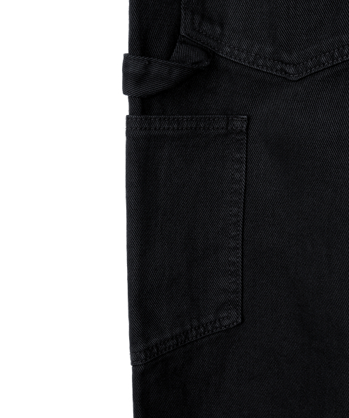 EXCONTAINER(エックスコンテナ)の「ダブルニカーペンターダイングパンツ (WASHED BLACK)(その他パンツ・メンズ・その他・MEDIUM/LARGE/X-LARGE/SMALL)」の6枚目の写真