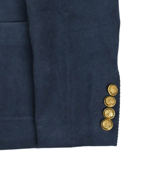 TMT(ティーエムティー)の「【TMT/ティーエムティー】CORDUROY SINGLE JACKET(テーラードジャケット・メンズ・ブラウン/ネイビー・LARGE/MEDIUM)」の4枚目の写真
