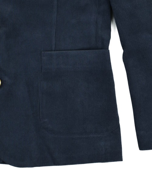 TMT(ティーエムティー)の「【TMT/ティーエムティー】CORDUROY SINGLE JACKET(テーラードジャケット・メンズ・ブラウン/ネイビー・LARGE/MEDIUM)」の5枚目の写真