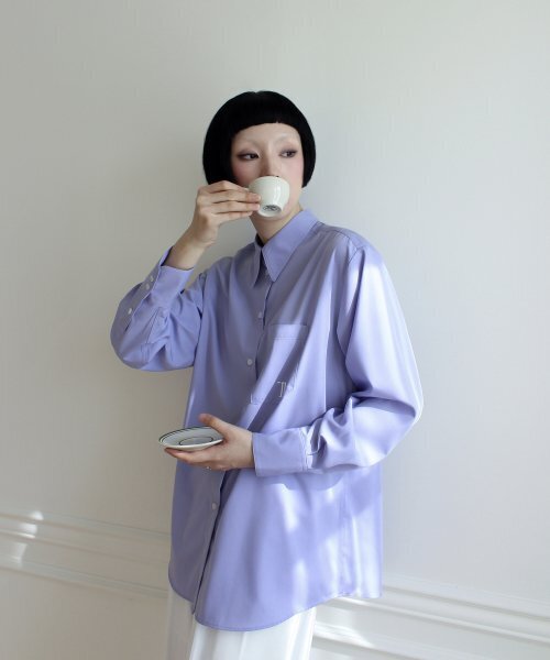 RUBATI(ルバティ)の「ルバティシンボルポケットシャツ(ブルー)(シャツ/ブラウス・レディース・その他・size2/size1)」の3枚目の写真