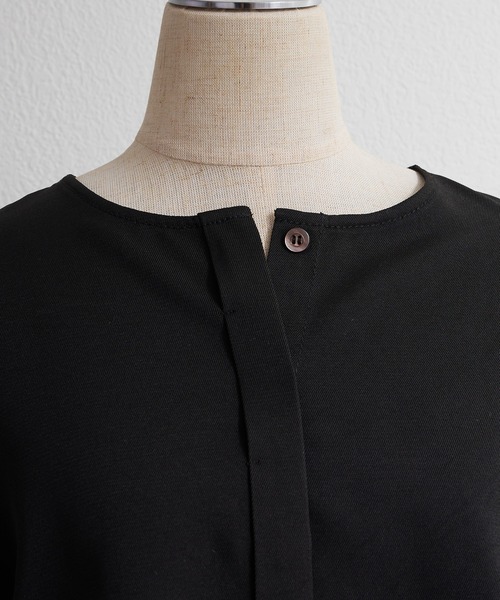 PUAL CE CIN（ピュアルセシン）の「キレイ見えオールインワン（つなぎ/オールインワン・レディース・ネイビー/ブラック・FREE）」の8枚目の写真