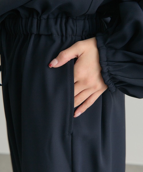 PUAL CE CIN（ピュアルセシン）の「キレイ見えオールインワン（つなぎ/オールインワン・レディース・ネイビー/ブラック・FREE）」の15枚目の写真