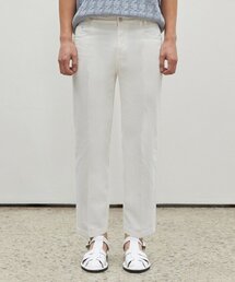 DECET（デケト）の「[夏生地]Cropped Tapered Jeans DCPT004Ivory（デニムパンツ）」